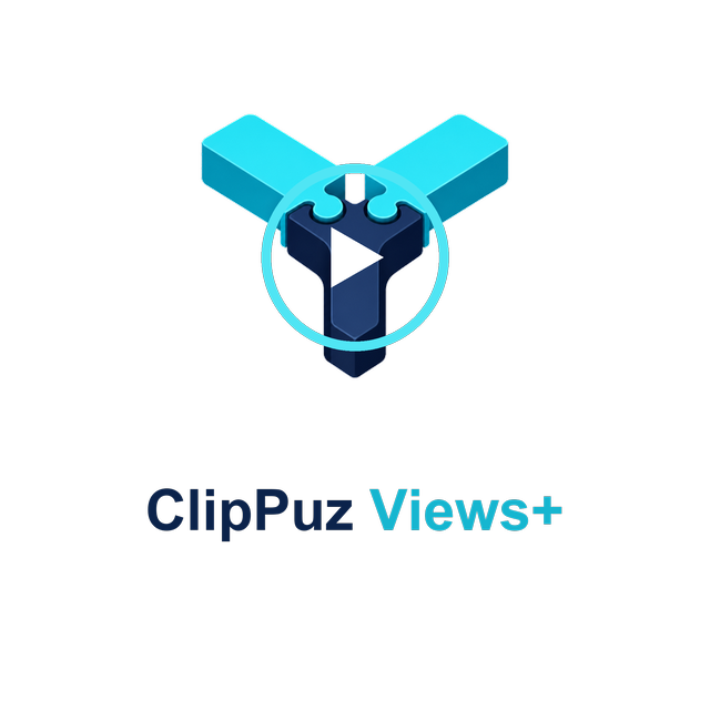 ClipPuz Views+ 标志